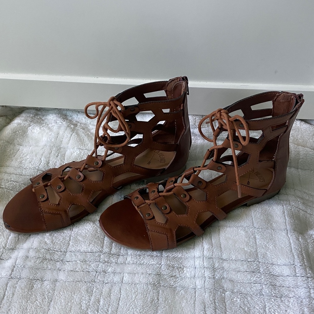 Brown Gladiator Sandals